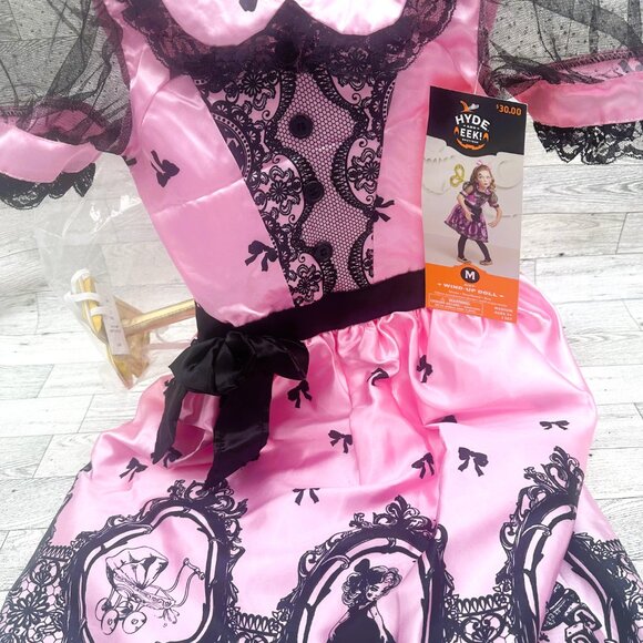 NWT Hyde & Eek! Kids' Wind-Up Doll w/Key Size Medium 7-8 Halloween Costume - Picture 3 of 8